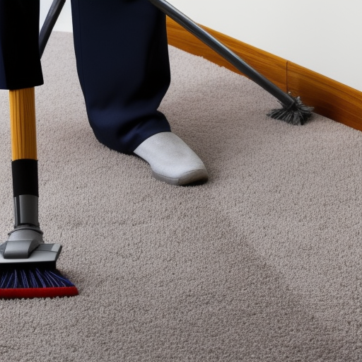 a-person-using-a-broom-to-sweep-a-carpet-16865834.png