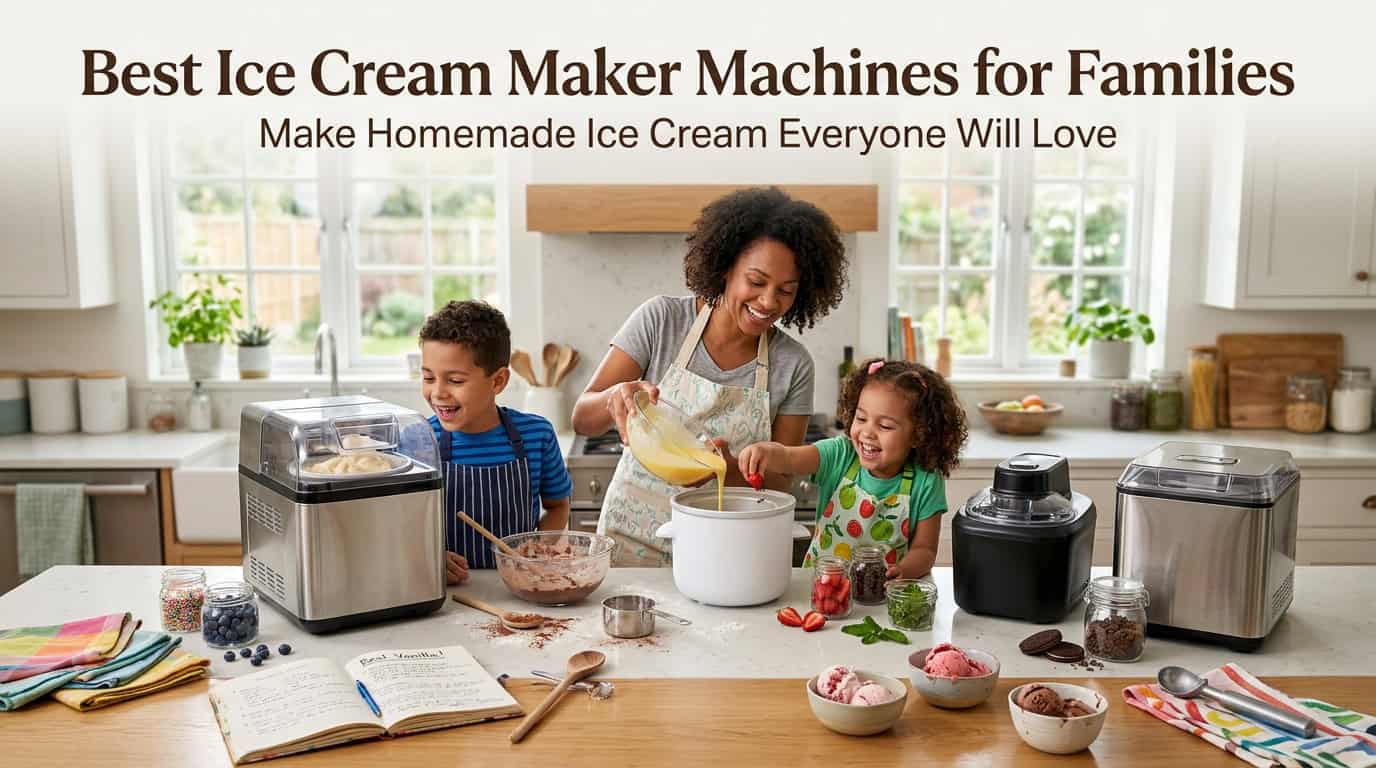 Best Ice Cream Maker Machines for Families (2026)